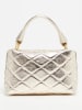 Victor & Hugo Paris Leder-Henkeltasche "Carla" in Gold - (B)26 x (H)18 x (T)8 cm