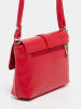 Victor & Hugo Paris Leren schoudertas "Ring" rood - (B)21 x (H)16 x (D)5 cm