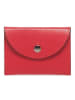 Victor & Hugo Paris Leder-Kartenetui "Alina" in Rot - (B)19 x (H)10 x (T)1 cm