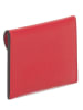 Victor & Hugo Paris Leder-Kartenetui "Alina" in Rot - (B)19 x (H)10 x (T)1 cm
