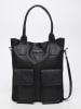 Victor & Hugo Paris Skórzany shopper bag "Noa" w kolorze czarnym - 34 x 38 x 11 cm