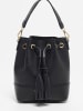 Victor & Hugo Paris Leren handtas "Livy" zwart - (B)18 x (H)21 x (D)11 cm