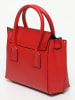 Victor & Hugo Paris Leder-Henkeltasche "Jany" in Rot - (B)25 x (H)19 x (T)7 cm