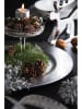 Trendy Kitchen by EXCÉLSA Talerze (6 szt.) w kolorze srebrnym do serwowania - Ø 33 cm