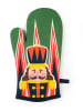 Trendy Kitchen by EXCÉLSA Ofenhandschuh "Vintage Christmas" in Bunt/ Dunkelblau - (L)32 x (B)18 cm