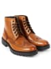 Frank Daniel Leder-Boots in Hellbraun