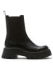 Frank Daniel Leren chelseaboots zwart