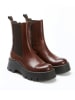 Frank Daniel Leren chelseaboots bruin