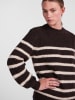 Pieces Sweter w kolorze czarno-beżowym