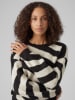 Vero Moda Sweter "Vmlara" w kolorze biało-czarnym