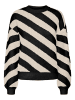 Vero Moda Sweter "Vmlara" w kolorze biało-czarnym