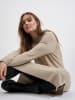 Vila Gebreide jurk "Viril" beige