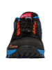 Kastinger Skórzane buty trekkingowe "Matar" w kolorze czarno-niebiesko-pomarańczowym