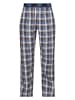 LEE Underwear Pyjamabroek "Yukon" blauw/grijs