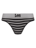 LEE Underwear 2-delige set: slips "Sile" grijs/zwart
