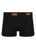 LEE Underwear 3er-Set: Boxershorts "Harkins" in Schwarz