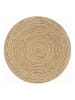 Mioli Jute-Teppich "00008A" in Hellbraun