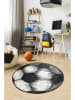 Mioli Kurzflor-Teppich "Ball" in Schwarz/ Weiß