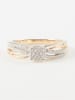 DIAMOND & CO Złoty pierścionek "Rosalia" z diamentami