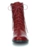 Think! Leder-Stiefeletten in Rot