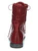 Think! Leder-Stiefeletten in Rot