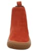 Think! Leder-Chelsea-Boots "Tjub" in Orange