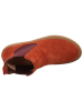 Think! Leder-Chelsea-Boots "Tjub" in Orange