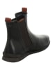 Think! Leder-Chelsea-Boots "Spuat" in Schwarz