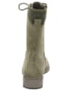 Think! Leder-Stiefel "Cogita" in Khaki