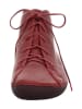 Think! Leren veterschoenen "Kapsl" rood
