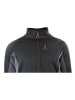 Peak Mountain Fleece vest "Cemon" zwart/grijs