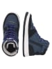 Vingino Leren sneakers "Rens" donkerblauw