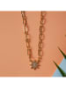 LUNAMOVAS Vergold. Halskette mit Schmuckelement - (L)47,5 cm