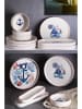 Hermia 14-delige ontbijtset wit/blauw