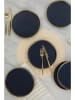 Hermia 6-delige set: dessertborden donkerblauw - Ø 22 cm