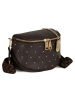 Anna Morellini Leder-Gürteltasche "Domenica" in Dunkelbraun - (B)19 x (H)15 x (T)8 cm