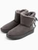 NICEBAY Leder-Winterboots "Ritchi" in Grau