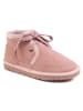 NICEBAY Leren winterboots "Corantine" lichtroze