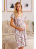 Doctor Nap Zwangerschapspyjama lichtblauw/meerkleurig