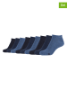 Skechers 9-delige set: sokken blauw/lichtblauw/donkerblauw