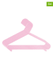 Bieco Spielwaren 8er-Set: Kleiderbügel in Rosa - (B)29,5 cm