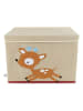 Bieco Spielwaren Aufbewahrungsbox mit Deckel "Reh" in Beige - (B)51 x (H)36 x (T)36 cm