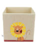 Bieco Spielwaren Opbergbox "Leeuw" beige - (B)33 x (H)33 x (D)33 cm