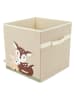 Bieco Spielwaren Aufbewahrungsbox "Rehe" in Beige - (B)33 x (H)33 x (T)33 cm