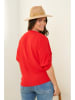 Curvy Lady Bluse in Rot
