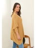 Curvy Lady Pullover in Hellbraun