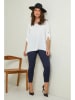 Curvy Lady Bluse in Weiß