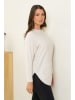 Curvy Lady Pullover in Creme
