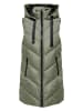 JDY Doorgestikte bodywarmer grijs