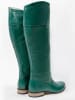 Zapato Leren laarzen groen